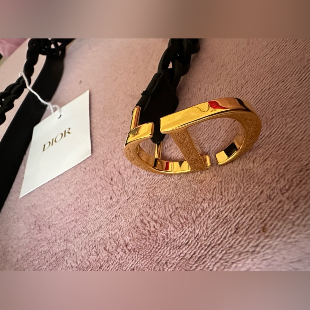 Christian Dior Double Calfskin Belt - NWT- Black Dior belt size 70 - Picture 8 of 14